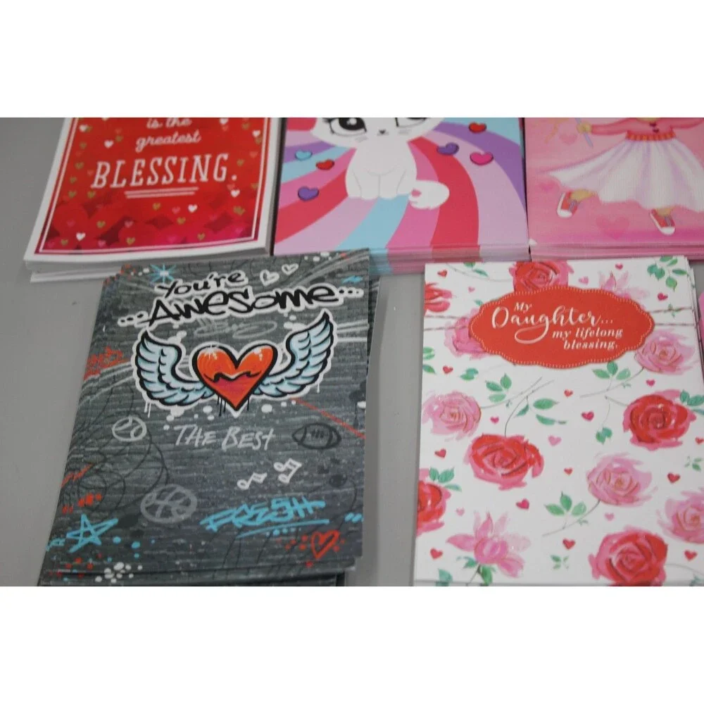 Lot of 120 Hallmark Valentine's Day Cards w/Envelopes Retail Sale New Lot 2